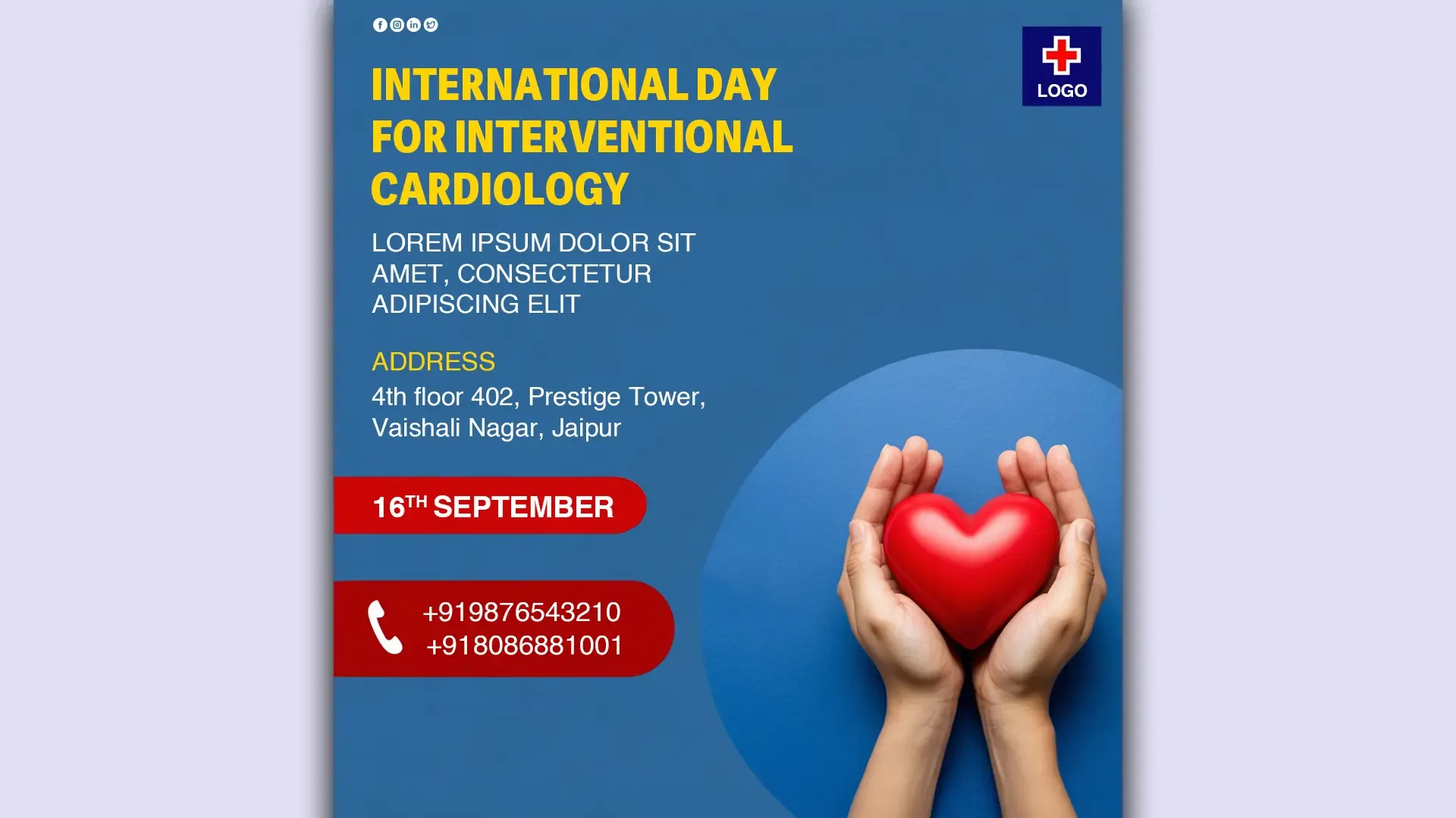 September 16th Interventional Cardiology Awareness Instagram Post